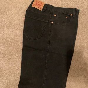 Vintage Black Straight Leg Jeans